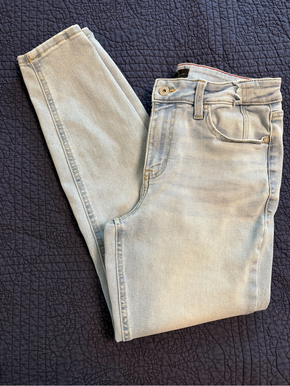 Edgely Light Wash Skinny Jeans size 10 R